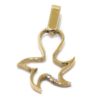 Colgante silueta pulpo oro rosa