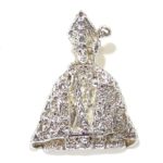 Colgante San Fermin 36mm Plata