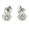 Pendientes orla 14 diamantes 0.60cts oro
