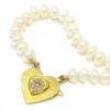 Collar perlas cierre oro amarillo diamantes