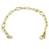 Pulsera eslabones hilo oro amarillo