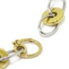 Pulsera oro blanco amarillo perlas