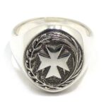 Anillo sello profesion Enfermeria plata