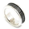 Alianza plata banda relieve TR
