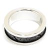 Alianza plata banda relieve DG