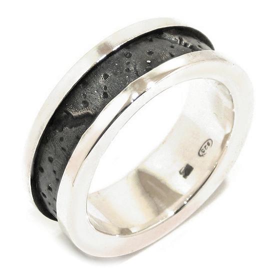 Alianza plata banda relieve DG