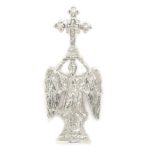 Colgante San Miguel Aralar 27mm plata