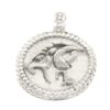 Medalla zodiaco capricornio 22mm plata