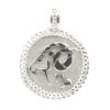 Medalla zodiaco capricornio 22mm plata