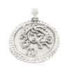 Medalla zodiaco virgo 22mm plata
