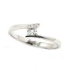 Anillo solitario diamante 0.17ct garras oro