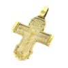 Cruz colgante bizantina 32mm plata dorada