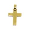 Colgante Cruz recta 18mm oro amarillo