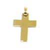 Colgante Cruz recta 20mm oro amarillo