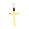 Colgante Cruz recta 25mm oro amarillo