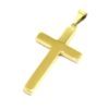 Colgante Cruz recta 29mm gruesa oro amarillo