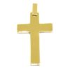 Colgante Cruz recta 31mm oro amarillo