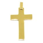 Colgante Cruz recta 31mm oro amarillo