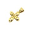 Colgante Cruz ovalos 11mm oro amarillo
