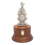 Figura San Fermin completo Plata peana
