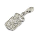 Colgante Charm Escudo Navarra Plata