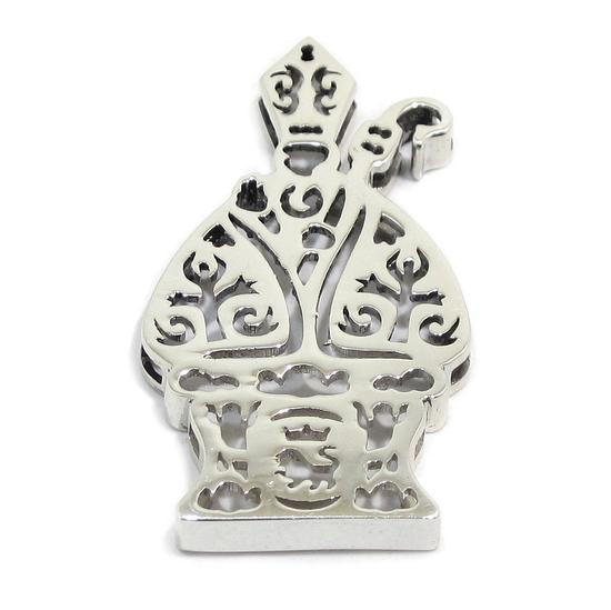 Colgante San Fermin moderno 40mm plata