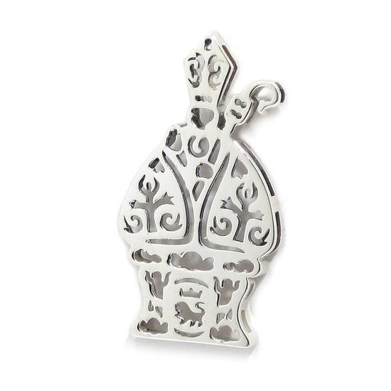 Colgante San Fermin moderno 40mm plata