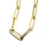 Cadena collar Forzada Larga oro 3mm
