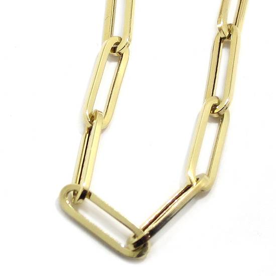 Cadena collar Forzada Larga oro 3mm