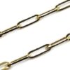 Cadena collar Forzada Larga oro 3mm