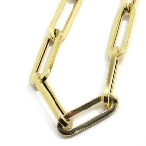 Cadena collar Forzada Larga oro 4mm