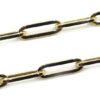 Cadena collar Forzada Larga oro 4mm
