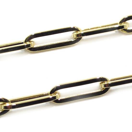 Cadena collar Forzada Larga oro 4mm