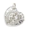 Colgante Corazón compartido 20mm Plata