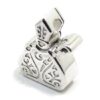 Colgante relicario 27mm San Fermin plata