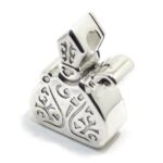Colgante relicario 27mm San Fermin plata