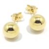 Pendientes bolas 7mm oro amarillo