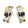 Pendientes flamigeros oro bicolor