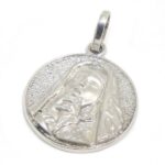 Medalla Virgen Dolorosa 22mm plata