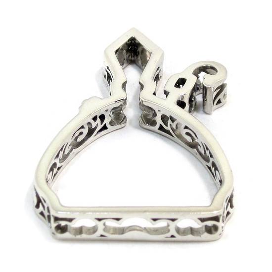 Colgante San Fermin moderno 40mm plata