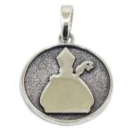 Medalla San Fermin moderno 21mm plata
