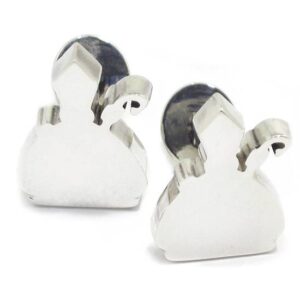 Gemelos San Fermin silueta 20mm plata