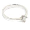Anillo solitario diamante princesa 0.18ct Oro