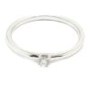 Anillo solitario diamante brillante 0.08ct Oro