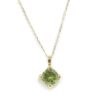 Collar Peridoto colgante oro amarillo