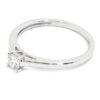 Anillo solitario diamante brillante 0.20ct garras 9K