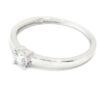 Anillo solitario diamante brillante 0.20ct garras 9K