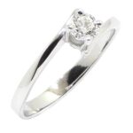Anillo solitario diamante brillante 0.26ct