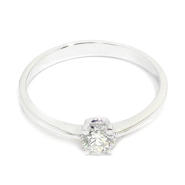 Anillo solitario diamante brillante 0.30ct