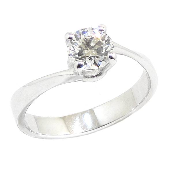 Anillo solitario diamante brillante 0.71ct